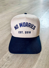 Load image into Gallery viewer, Est. 2018 Trucker Hat - Natural/Navy