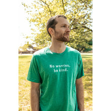 Load image into Gallery viewer, Be Kind T-shirt in Heather Green