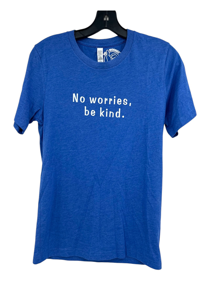 Be Kind T-shirt in Heather Royal Blue