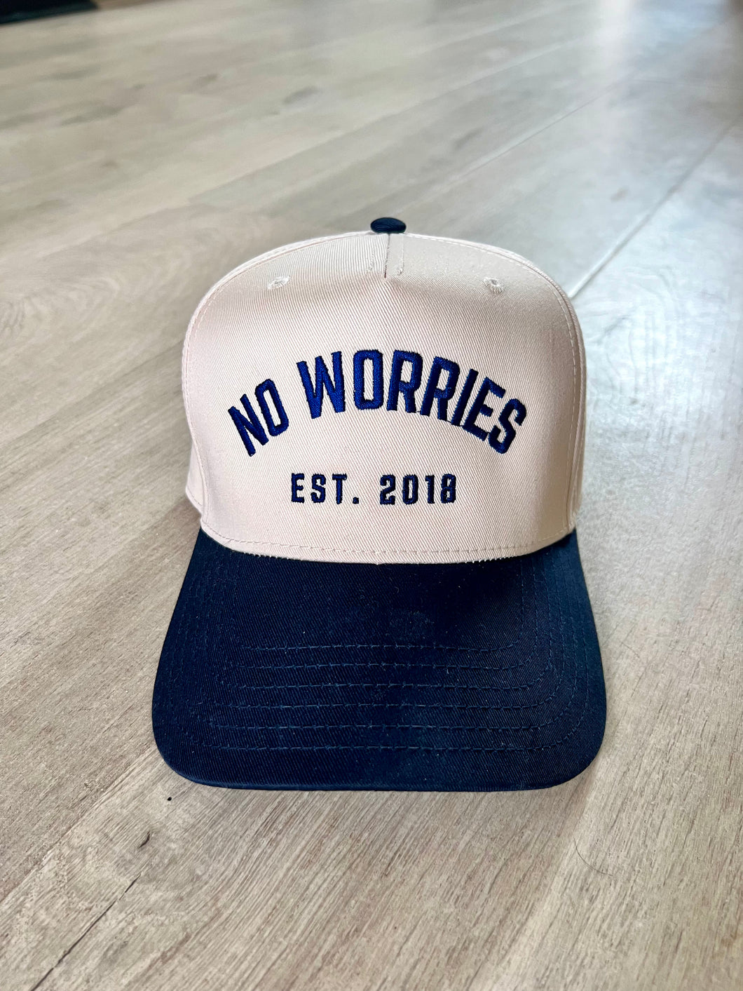 Est. 2018 Trucker Hat - Natural/Navy