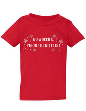 Load image into Gallery viewer, Toddler &quot;Nice List&quot; T-Shirt
