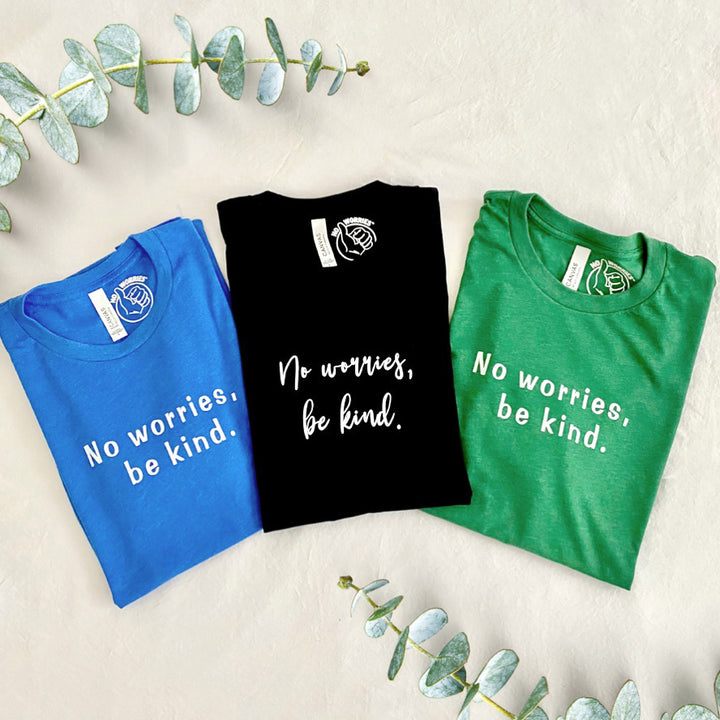Be Kind T-shirt - Heather Green